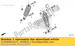 Here you can order the cushion assy., fr. (showa) from Honda, with part number 51400HR3A71: