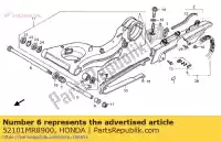 52101MR8900, Honda, perno, pivote basculante honda rvf  r rii rvf400r 400 , Nuevo