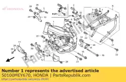 Qui puoi ordinare nessuna descrizione disponibile al momento da Honda , con numero parte 50100MEY670: