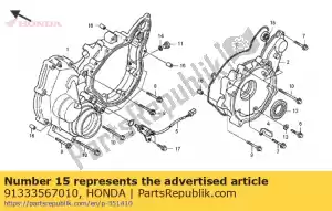 Honda 91333567010 o-ring, 17,0x2,5 - Lado inferior