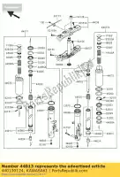 440130124, Kawasaki, forcella-tubo interna kawasaki vn voyager custom k classic e d b c f tourer a abs vulcan lt g vn1700 1700 , Nuovo