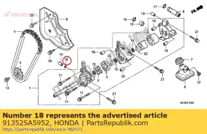 honda 91352SA5952 oring, 7.8x1.9(nok) - Bottom side