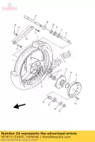 90387172J000, Yamaha, collar (30x) yamaha xj xt 350 900 1986 1987 1988 1991 1992 1996 1997 1998 2000 2001 2002, Nuevo