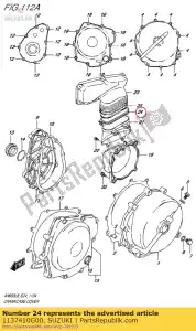 suzuki 1137410G00 klem - Linkerkant