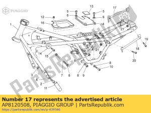 aprilia AP8120508 t bush - Bottom side