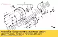 11330MAZ000, Honda, couvercle assy., embrayage honda cb 1300 1997 1998 1999, Nouveau