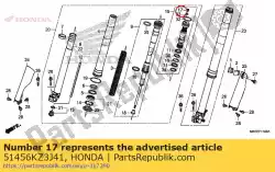 bout, plug van Honda, met onderdeel nummer 51456KZ3J41, bestel je hier online: