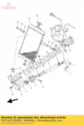 Aquí puede pedir cubierta, termostato de Yamaha , con el número de pieza 5LP124130000: