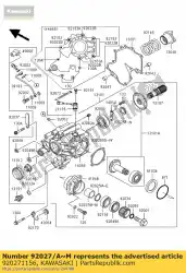 Aquí puede pedir collar, l = 23. 2m / m z1000-e2 de Kawasaki , con el número de pieza 920271156: