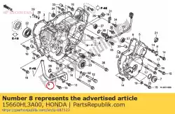 Aqui você pode pedir o comp. Tubo, enchimento de óleo em Honda , com o número da peça 15660HL3A00: