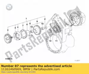 bmw 11261460969 piastra di copertura - Il fondo