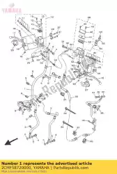 Tutaj możesz zamówić w??, hamulec 1 od Yamaha , z numerem części 2CMF58720000: