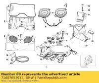 71607653912, BMW, cover bmw c1 125 200 2000 2001 2002 2003 2004, New