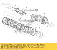 B046129, Piaggio Group, Plaque d'embrayage aprilia  dorsoduro shiver zd4rab00, zd4rad00 zd4rag00 zd4sm000, zd4sma00, zd4smc00, zd4smc01 750 2007 2008 2009 2010 2011 2012 2013 2014 2015 2016, Nouveau