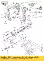 450140444, Kawasaki, shockabsorber,ohlins,ttx kawasaki zzr performance sport f  abs zx1400 h j e zzr1400 ninja zx14r brembo ohlins 1400 , New