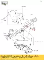 110650872, Kawasaki, cap en650aff kawasaki  vulcan 650 2015 2016 2017 2018 2019 2020 2021, Nieuw