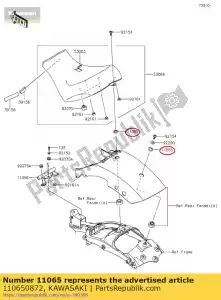 kawasaki 110650872 gorra en650aff - Lado inferior