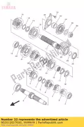 sluitring 328171160000 van Yamaha, met onderdeel nummer 902012027600, bestel je hier online: