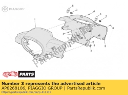 Aprilia AP8268106, Grijze plug d14, OEM: Aprilia AP8268106