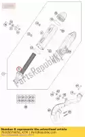 79205079050, KTM, capuchon de raccordement cpl. ktm  sx 350 450 2016 2017 2018, Nouveau