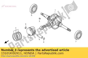 honda 13101KGG911 piston(std.) - Bottom side