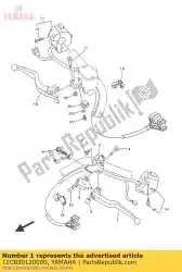 Aquí puede pedir palanca 1 de Yamaha , con el número de pieza 11C839120000: