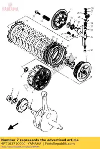 yamaha 4PT163710000 szef, sprz?g?o - Dół