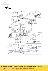 Qui puoi ordinare coperchio, valvola a farfalla da Suzuki , con numero parte K140910182: