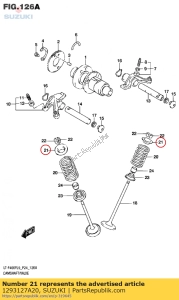 suzuki 1293127A20 ritegno, valvola - Il fondo