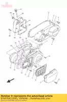 976070622000, Yamaha, screw, pan head with washer yamaha cw nxc xc yb ybr yp yw 50 125 250 2005 2006 2007 2008 2009 2010 2011 2012 2015 2016, New