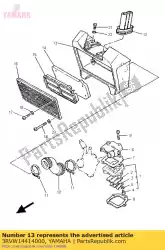 Ici, vous pouvez commander le boîtier de filtre à air comp. Auprès de Yamaha , avec le numéro de pièce 3RVW14414000: