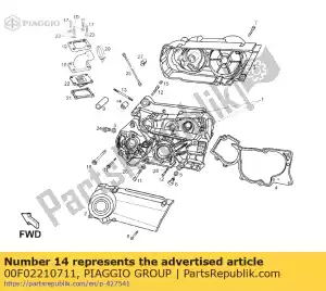 Piaggio Group 00F02210711 cichy blok - Dół