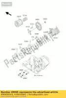 490650005, Kawasaki, óleo de filtro kawasaki kx  m f kx250f 250 , Novo