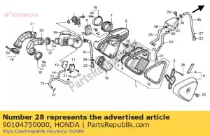 Honda 90104750000 bullone, speciale, 6x23 - Il fondo