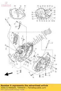 yamaha 3D8151480000 mondstuk 2 - Onderkant