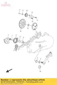 yamaha BD3E56000000 kick shaft unit assy - Bottom side