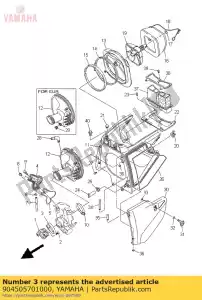 yamaha 904505701000 fascetta assemblata - Il fondo