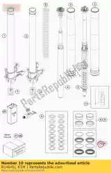 Ici, vous pouvez commander le kit de joint cpl. Auprès de KTM , avec le numéro de pièce R14040: