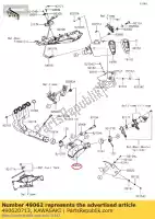 490620713, Kawasaki, pipe-comp-scarico kawasaki zx6r ninja r zx 6r abs zx636 636 se 600 , Nuovo