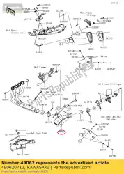 Ici, vous pouvez commander le pipe-comp-exhaust auprès de Kawasaki , avec le numéro de pièce 490620713: