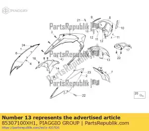 Piaggio Group 85307100XH1 parafango posteriore - Il fondo