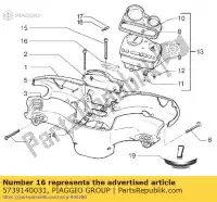 5739140031, Piaggio Group, Placa de identificação 