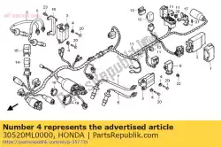 Tutaj możesz zamówić element dystansowy, zap? On c od Honda , z numerem części 30520ML0000: