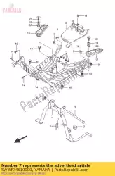 Here you can order the board footrest from Yamaha, with part number 5WWF74810000: