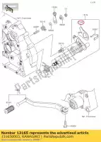 131650003, Kawasaki, trinquete, cambiar eje klx125caf kawasaki  d tracker klx 125 140 150 2010 2011 2012 2013 2015 2016 2017 2018 2019 2020 2021, Nuevo