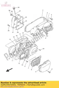 yamaha 5GM154070000 élément 1 - La partie au fond