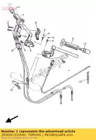 3XW261210000, Yamaha, handlebar (left) yamaha fj fja 1200, New