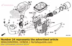 Aquí puede pedir banda, conexión de filtro de aire de Honda , con el número de pieza 90662HN5M00: