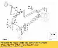 34322330498, BMW, beugel rechts bmw  1200 1996 1997 1998 1999 2000 2001 2002 2003 2004, Nieuw