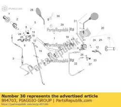 Qui puoi ordinare kit di riparazione da Piaggio Group , con numero parte 894703: